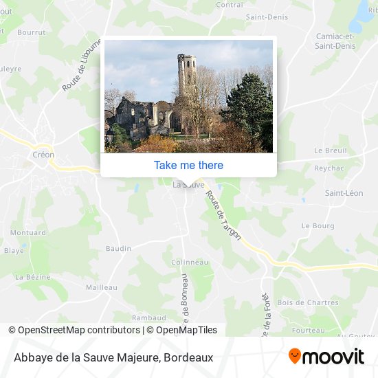 Mapa Abbaye de la Sauve Majeure