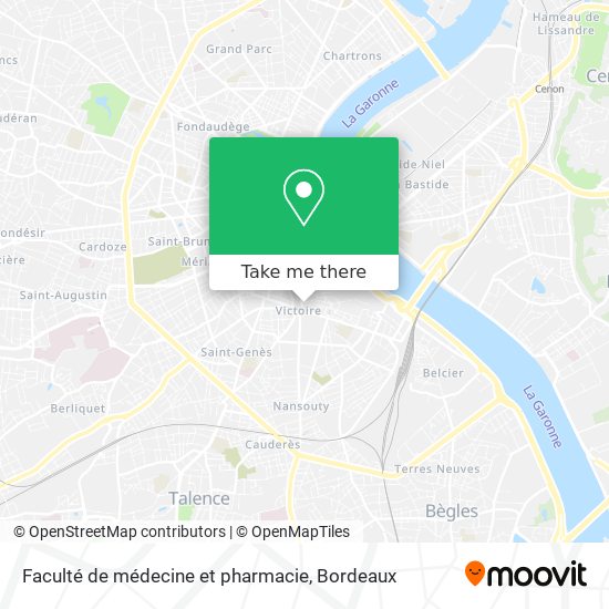 Mapa Faculté de médecine et pharmacie