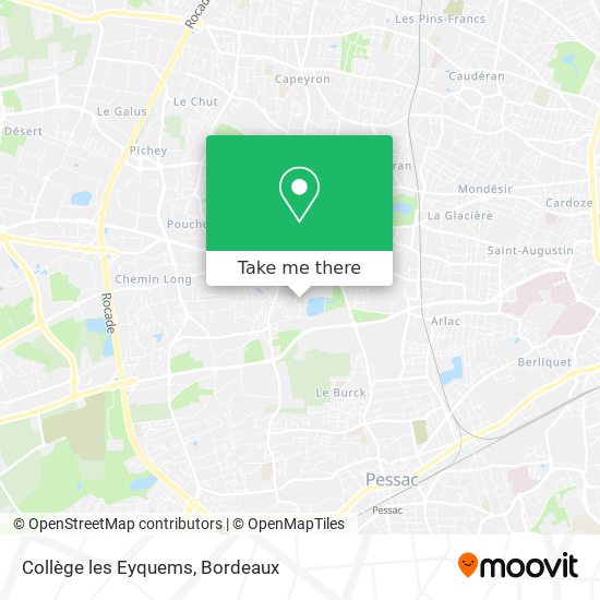 Collège les Eyquems map