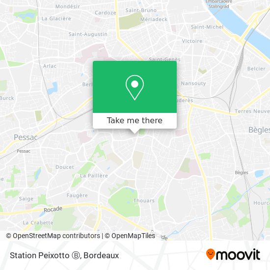 Station Peixotto Ⓑ map
