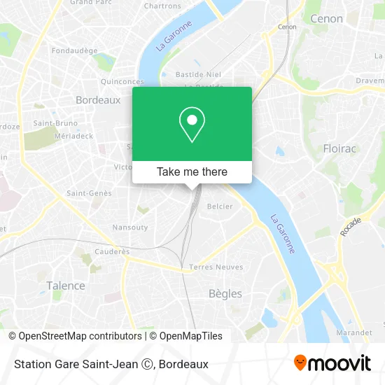 Station Gare Saint-Jean Ⓒ map