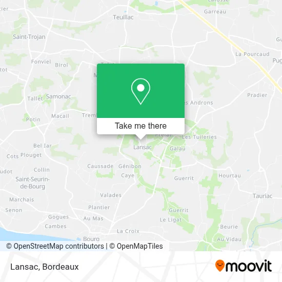 Lansac map