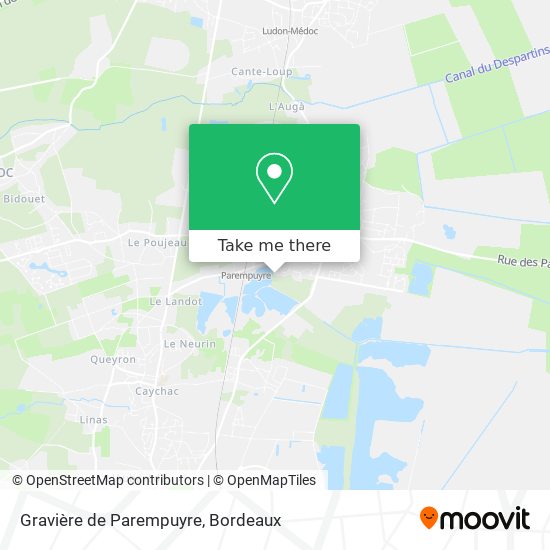 Gravière de Parempuyre map