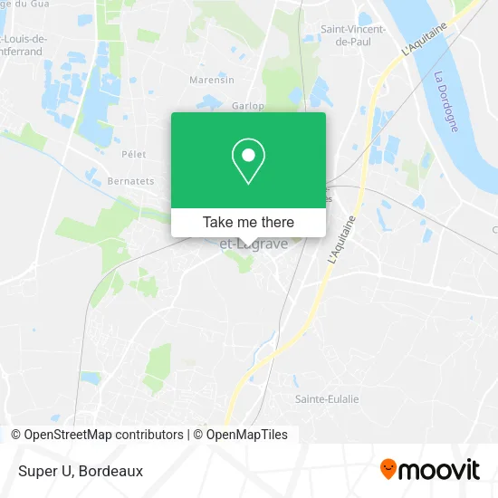 Super U map