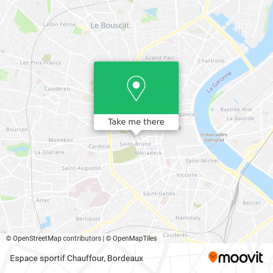 Espace sportif Chauffour map