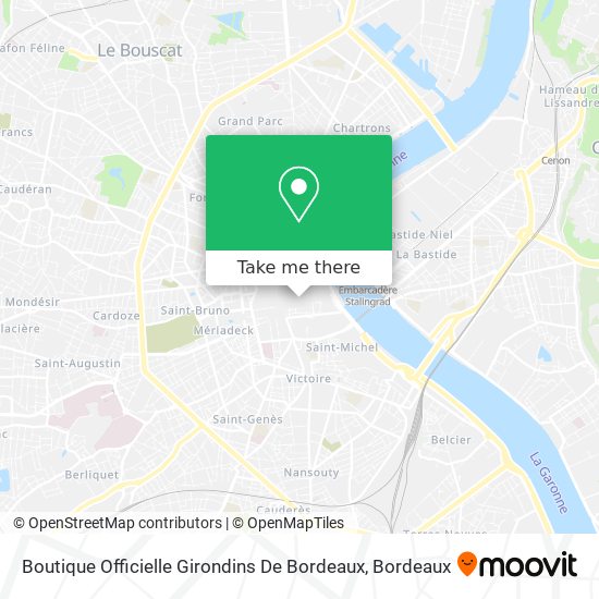 Boutique Officielle Girondins De Bordeaux map