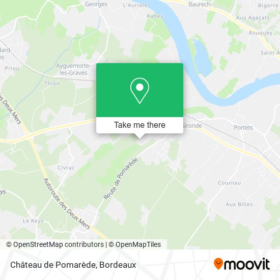 Château de Pomarède map