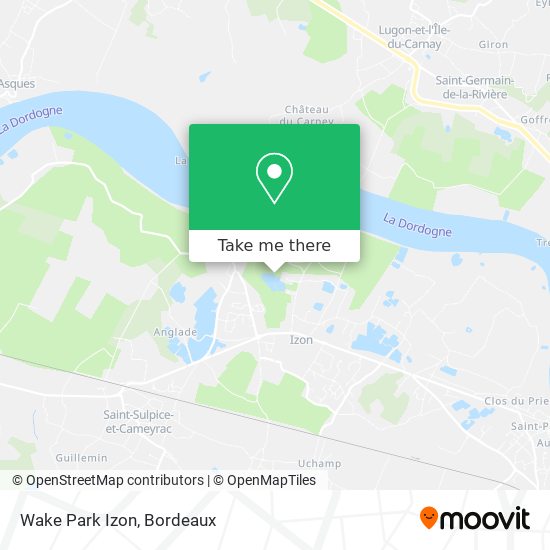 Wake Park Izon map