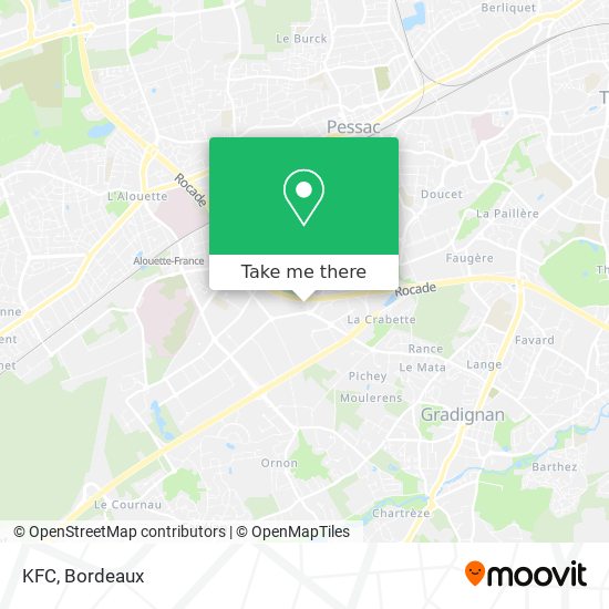 KFC map