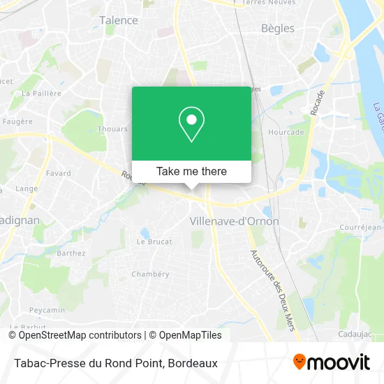 Tabac-Presse du Rond Point map
