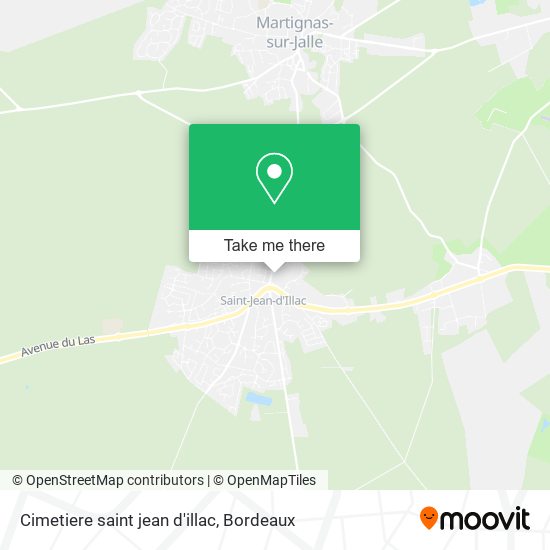 Cimetiere saint jean d'illac map