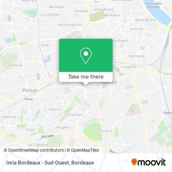 Inria Bordeaux - Sud-Ouest map