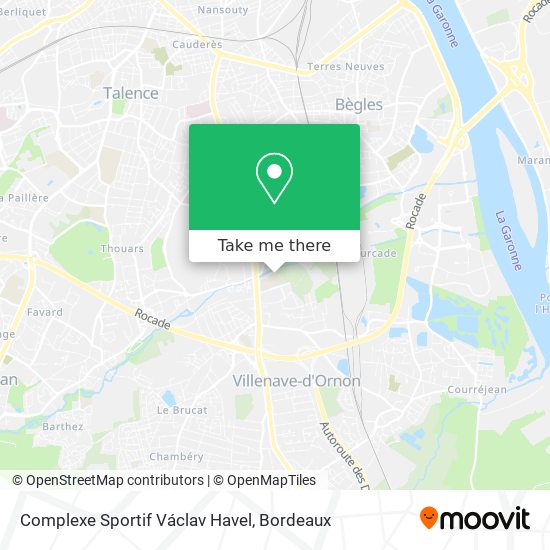 Complexe Sportif Václav Havel map