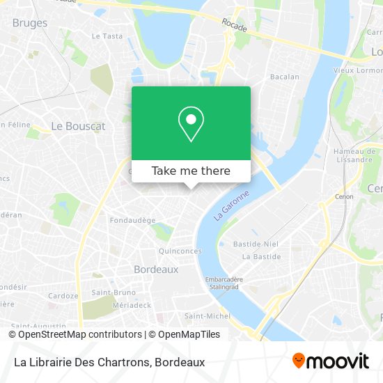 La Librairie Des Chartrons map