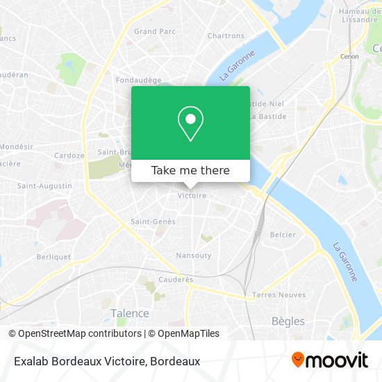 Exalab Bordeaux Victoire map