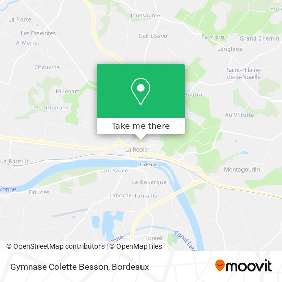 Gymnase Colette Besson map