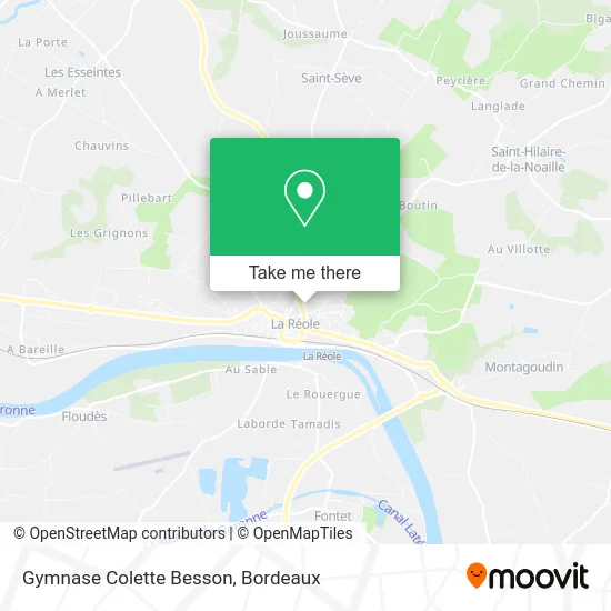 Gymnase Colette Besson map