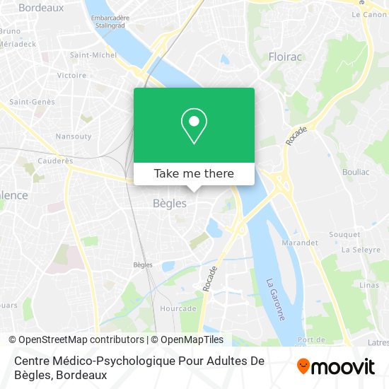 Centre Médico-Psychologique Pour Adultes De Bègles map