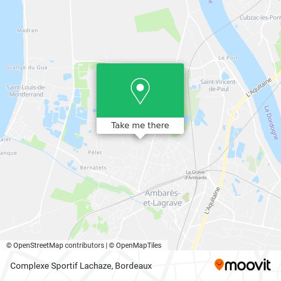 Complexe Sportif Lachaze map