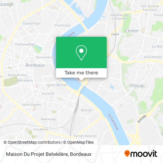 Maison Du Projet Belvédère map