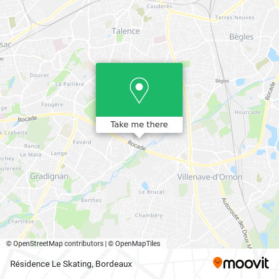 Résidence Le Skating map