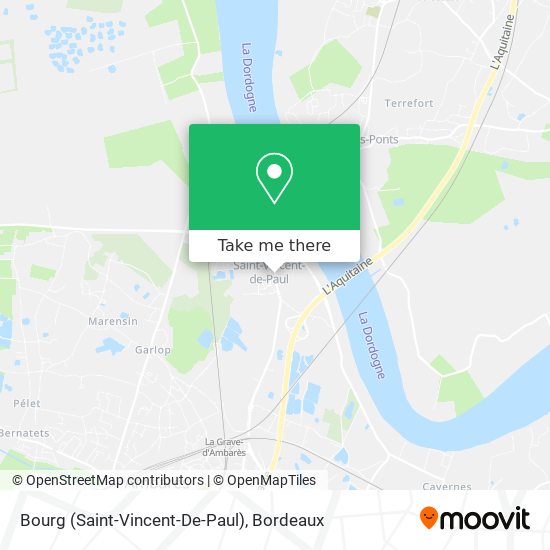 Bourg (Saint-Vincent-De-Paul) map