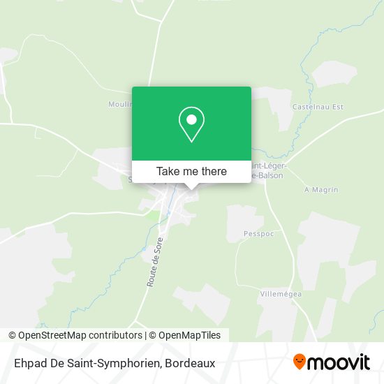 Mapa Ehpad De Saint-Symphorien