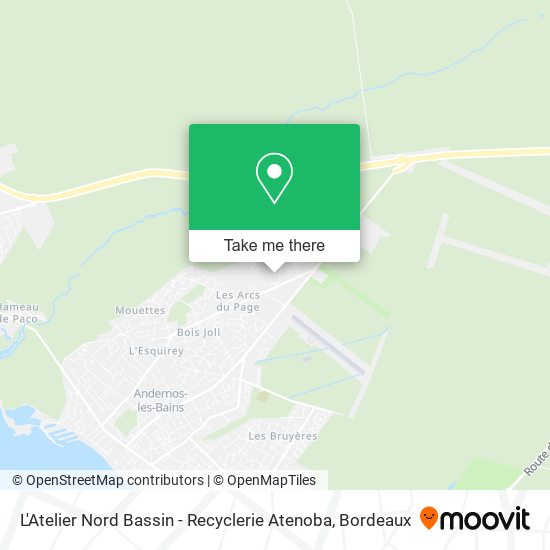 L'Atelier Nord Bassin - Recyclerie Atenoba map