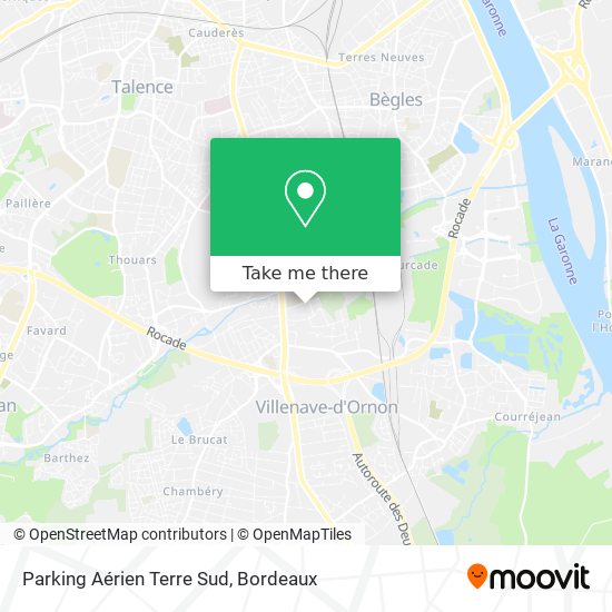 Parking Aérien Terre Sud map