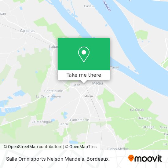 Salle Omnisports Nelson Mandela map