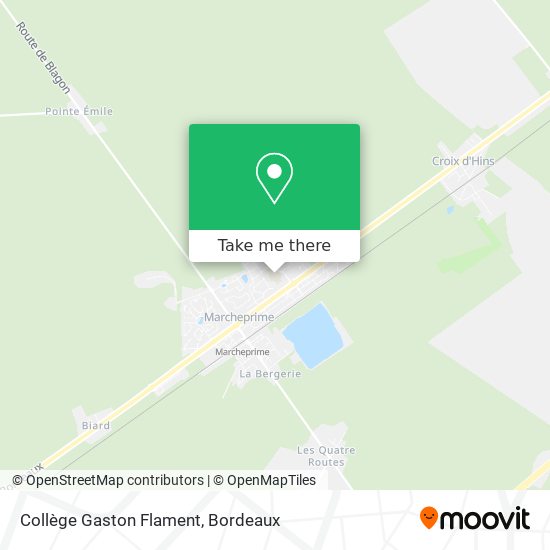 Collège Gaston Flament map