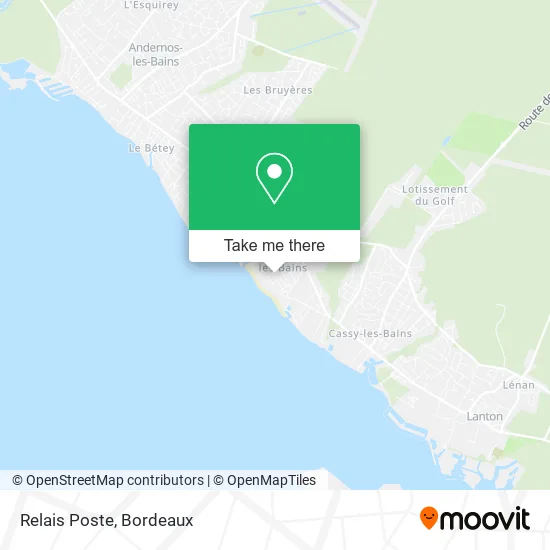 Relais Poste map