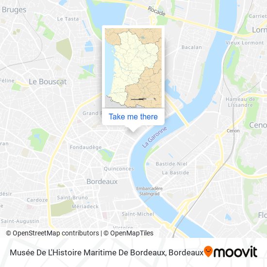 Musée De L'Histoire Maritime De Bordeaux map