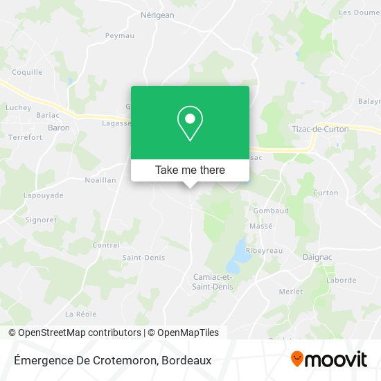 Émergence De Crotemoron map