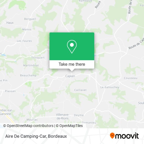 Aire De Camping-Car map