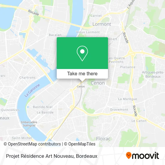 Projet Résidence Art Nouveau map