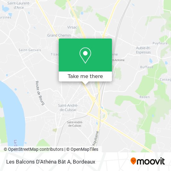 Les Balcons D'Athéna Bât A map