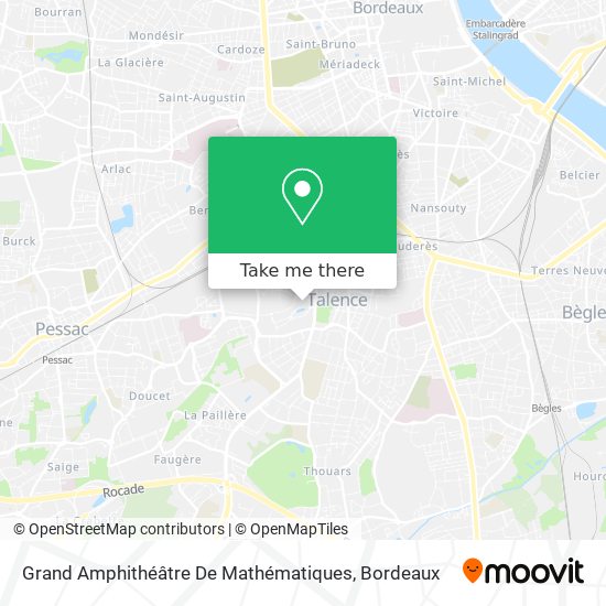 Grand Amphithéâtre De Mathématiques map