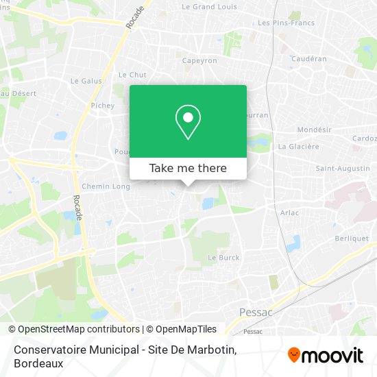 Conservatoire Municipal - Site De Marbotin map