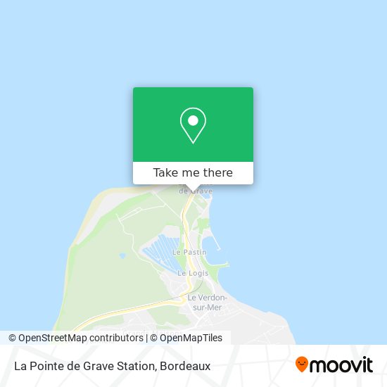La Pointe de Grave Station map