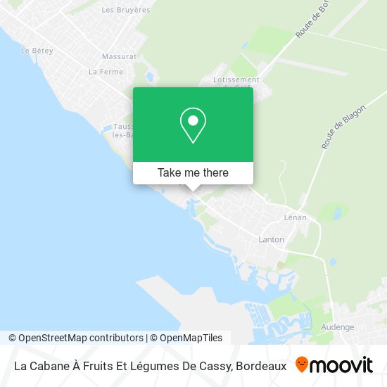 La Cabane À Fruits Et Légumes De Cassy map
