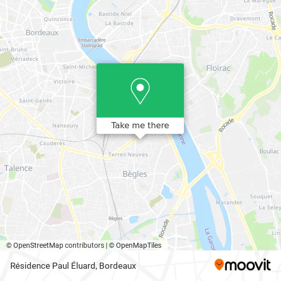 Résidence Paul Éluard map