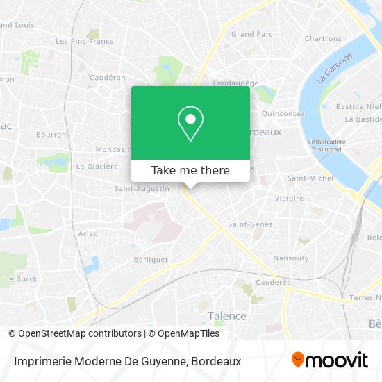 Imprimerie Moderne De Guyenne map