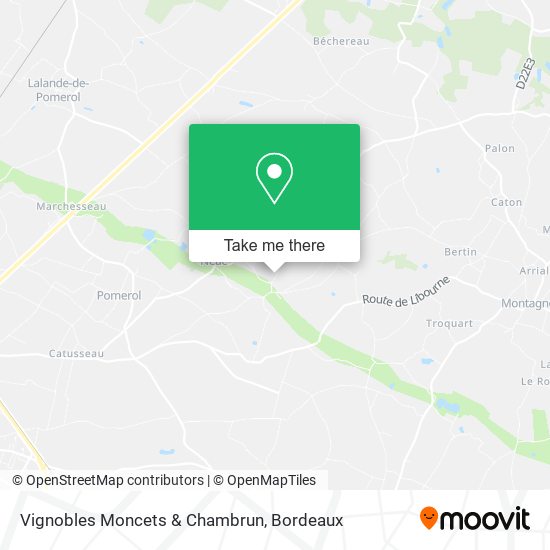 Vignobles Moncets & Chambrun map