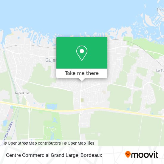 Centre Commercial Grand Large map