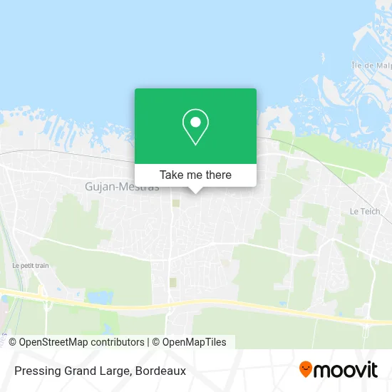 Pressing Grand Large map