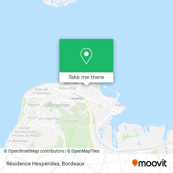 Résidence Hespérides map
