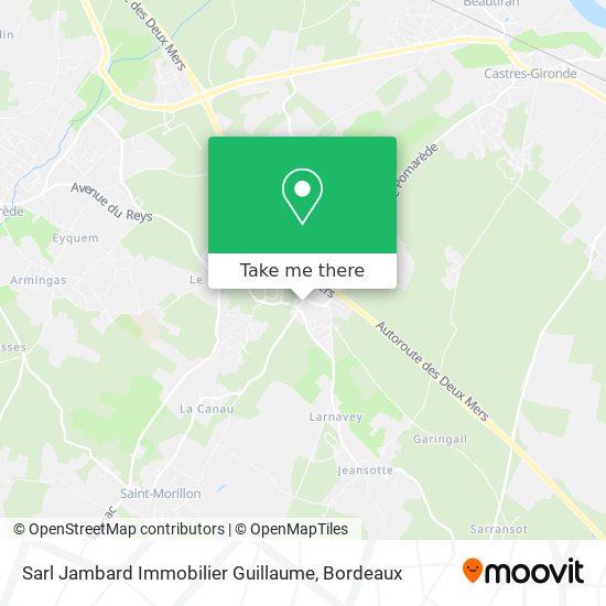 Sarl Jambard Immobilier Guillaume map