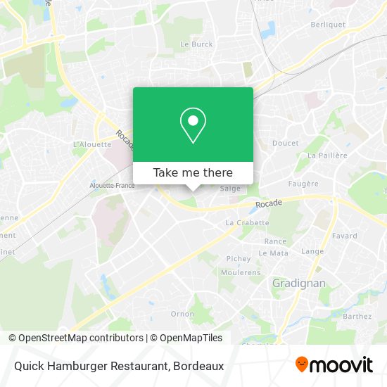 Quick Hamburger Restaurant map