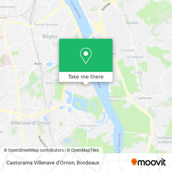 Castorama Villenave d'Ornon map